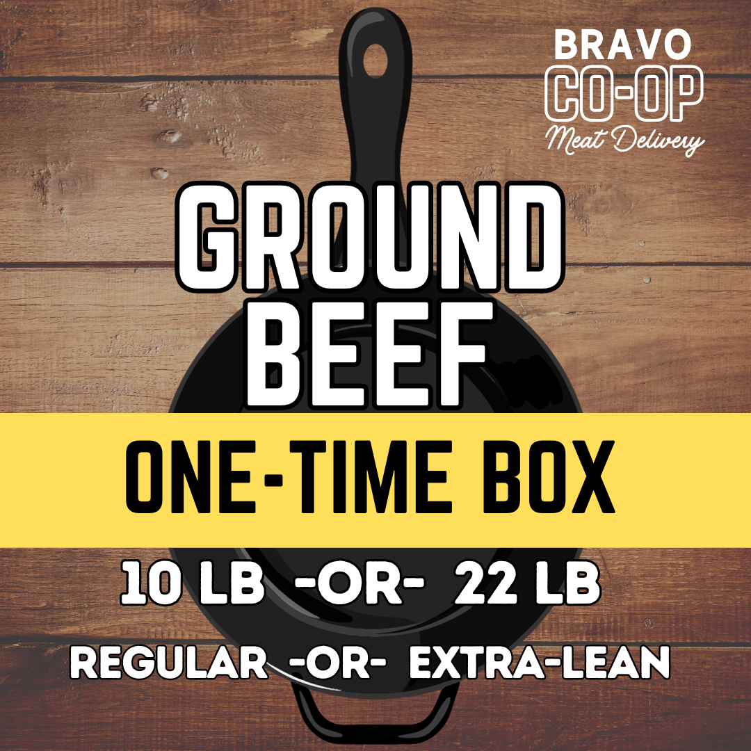 Ground Beef Bundle - ONE TIME BOX - SHIPS FREE to NC, SC, and VA