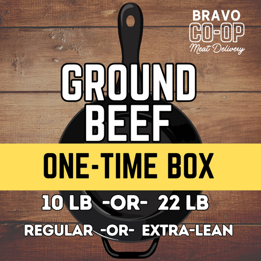 Ground Beef Bundle - ONE TIME BOX - SHIPS FREE to NC, SC, and VA
