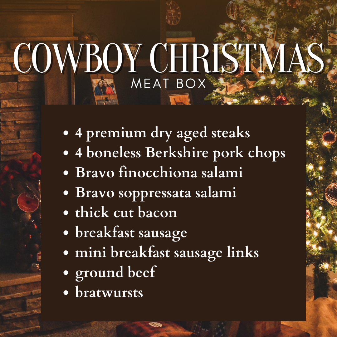 Cowboy Christmas Meat Box