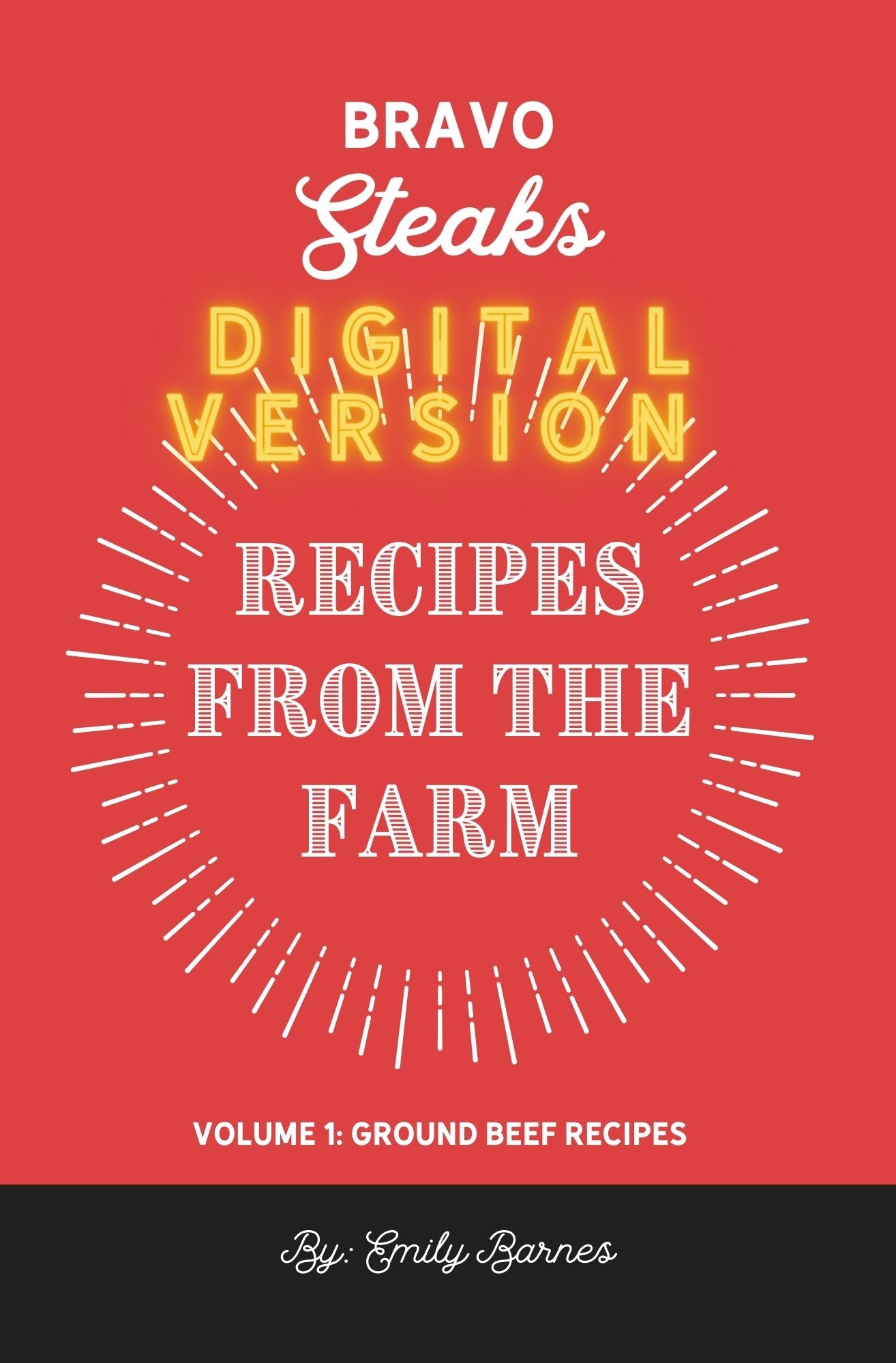 Digital Version of Vol. 1: GROUND BEEF RECIPES – Bravo Steaks