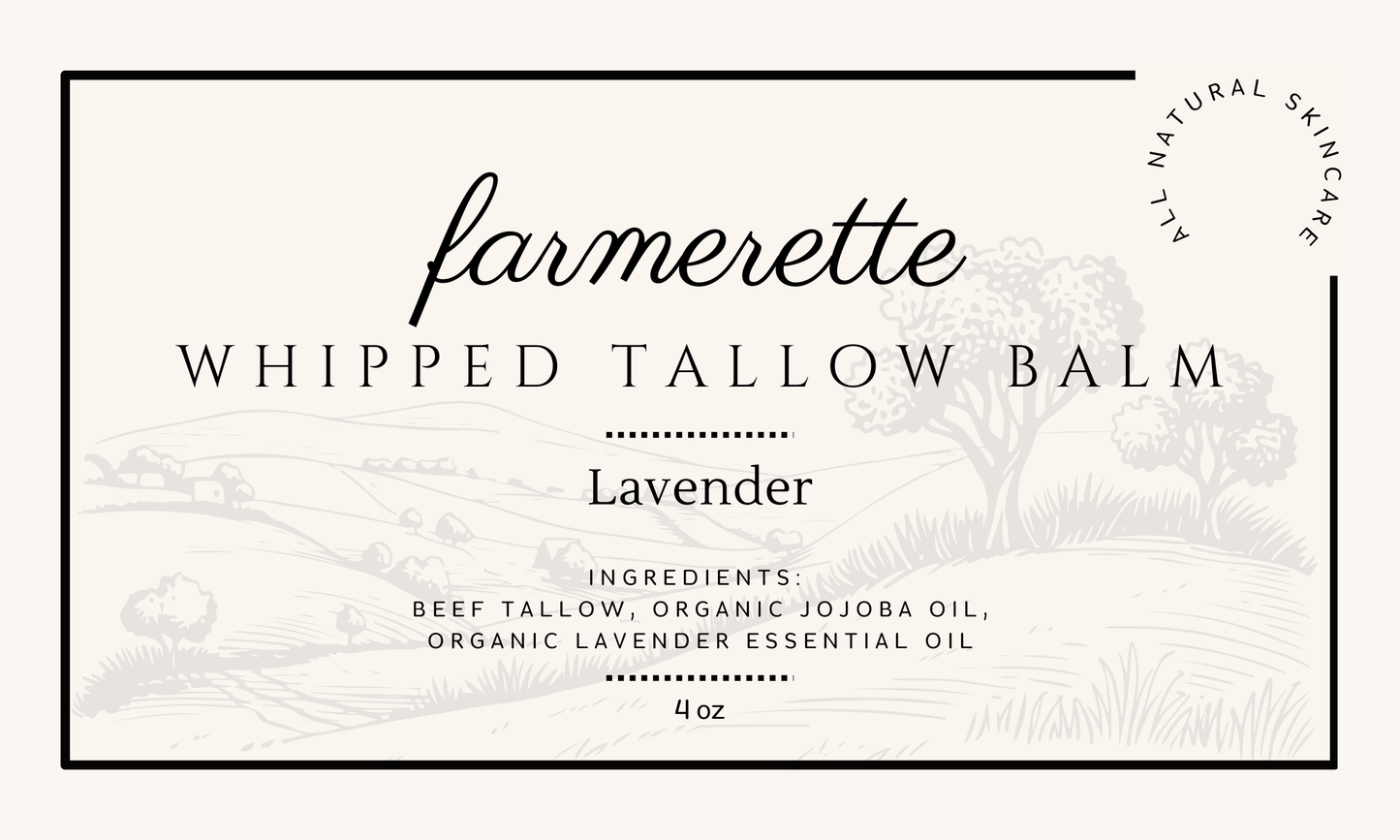 Farmerette™ Whipped Tallow Balm