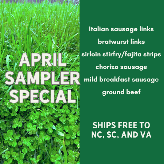 April Sampler Special - Ships FREE to NC, SC, and VA