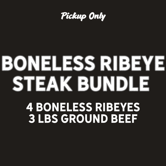 Boneless Ribeye Steak Bundle
