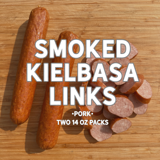 Smoked Kielbasa Links - Pork (Two 14 oz Packs)